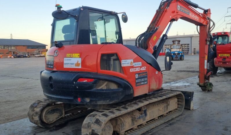 2021 Kubota KX080-4A2 6 Ton+ Excavators For Auction: Leeds -27th, 28th, 29th, 30th November 24 @ 8:00am full