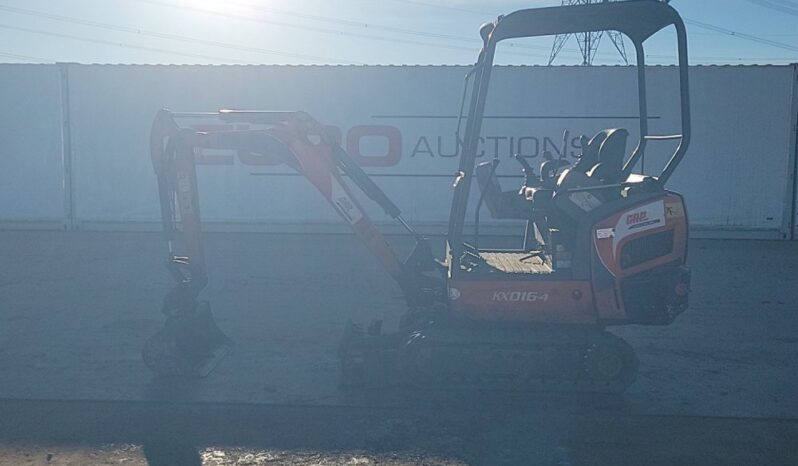 2017 Kubota KX016-4 Mini Excavators For Auction: Leeds -27th, 28th, 29th, 30th November 24 @ 8:00am full