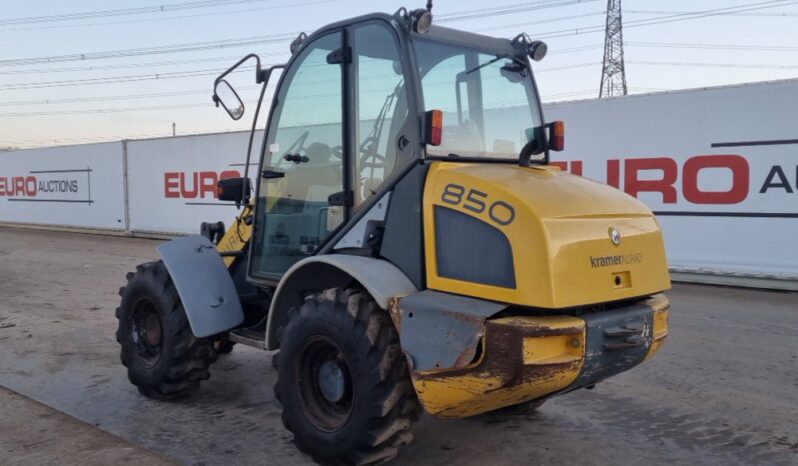 Kramer Allrad 850 Wheeled Loaders For Auction: Leeds -27th, 28th, 29th, 30th November 24 @ 8:00am full