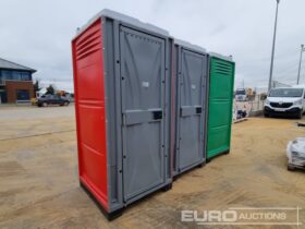 Armal Single Toilet Unit (3 of) (Cannot Be Reconsigned) Containers For Auction: Leeds -27th, 28th, 29th, 30th November 24 @ 8:00am full