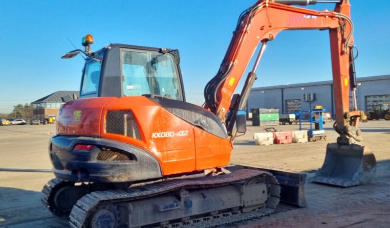 2021 Kubota KX080-4 6 Ton+ Excavators For Auction: Leeds -27th, 28th, 29th, 30th November 24 @ 8:00am full