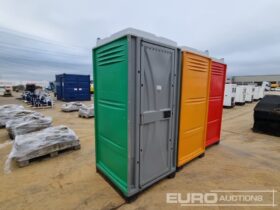 Armal Single Toilet Unit (3 of) (Cannot Be Reconsigned) Containers For Auction: Leeds -27th, 28th, 29th, 30th November 24 @ 8:00am full