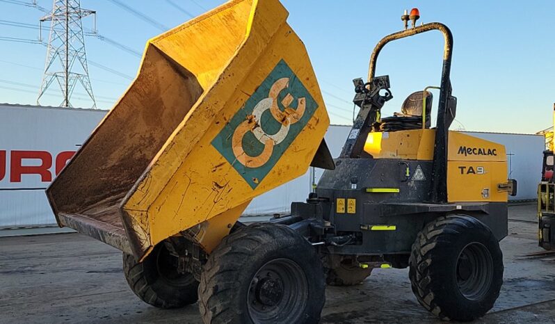 2018 Mecalac TA9 Site Dumpers For Auction: Leeds -27th, 28th, 29th, 30th November 24 @ 8:00am full