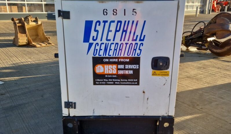 Stephill SSDP70A Generators For Auction: Leeds -27th, 28th, 29th, 30th November 24 @ 8:00am full