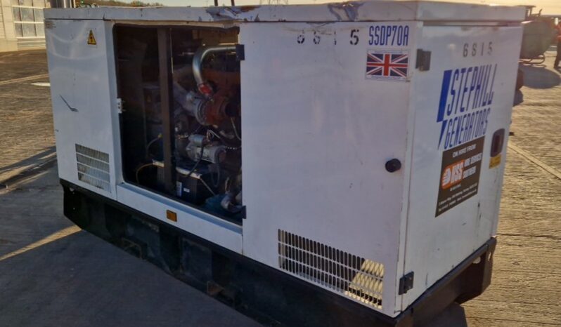 Stephill SSDP70A Generators For Auction: Leeds -27th, 28th, 29th, 30th November 24 @ 8:00am full