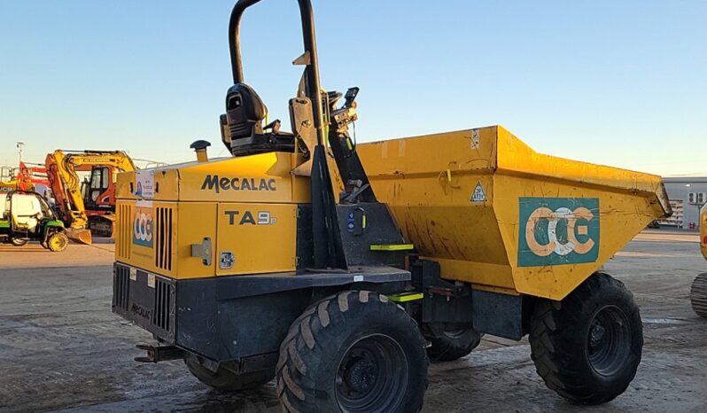 2018 Mecalac TA9 Site Dumpers For Auction: Leeds -27th, 28th, 29th, 30th November 24 @ 8:00am full