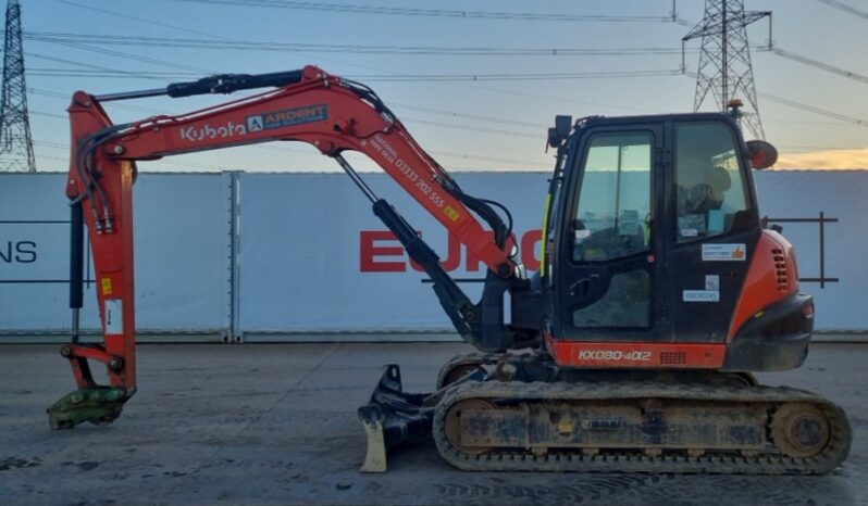 2021 Kubota KX080-4A2 6 Ton+ Excavators For Auction: Leeds -27th, 28th, 29th, 30th November 24 @ 8:00am full