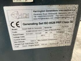 2015 Harrington Welf-Air 12.5kVA Diesel Generator For Auction on 2024-12-05 For Auction on 2024-12-05 full