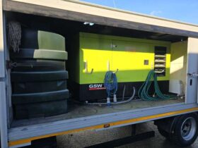 2008 IVECO Eurocargo 7.5 Tonne Rigid Curtain sider with 2020 Pramac GSW 110KVA Generator For Auction on 2024-12-04 For Auction on 2024-12-04 full