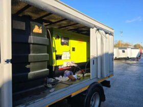 2005 VOLVO FL 7.5 Tonne Rigid Curtain sider with 2020 Pramac GSW 110KVA Generator For Auction on 2024-12-04 For Auction on 2024-12-04 full