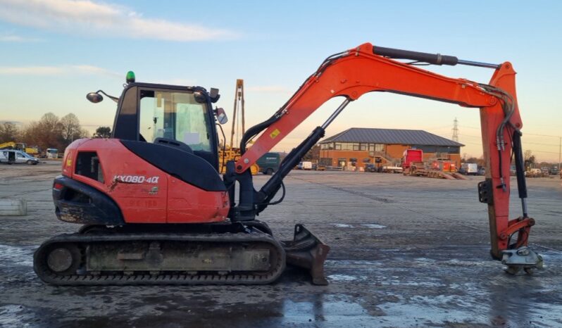 2019 Kubota KX080-4A 6 Ton+ Excavators For Auction: Leeds -27th, 28th, 29th, 30th November 24 @ 8:00am full