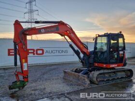 2019 Kubota KX080-4A 6 Ton+ Excavators For Auction: Leeds -27th, 28th, 29th, 30th November 24 @ 8:00am