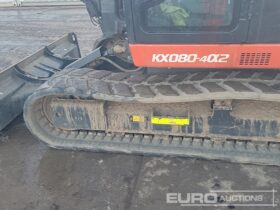 2022 Kubota KX080-4A2 6 Ton+ Excavators For Auction: Leeds -27th, 28th, 29th, 30th November 24 @ 8:00am full