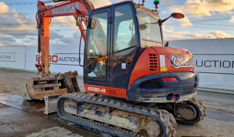 2019 Kubota KX080-4A 6 Ton+ Excavators For Auction: Leeds -27th, 28th, 29th, 30th November 24 @ 8:00am full