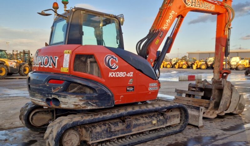 2019 Kubota KX080-4A 6 Ton+ Excavators For Auction: Leeds -27th, 28th, 29th, 30th November 24 @ 8:00am full