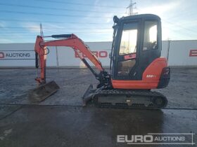 2017 Kubota KX61-3 Mini Excavators For Auction: Leeds -27th, 28th, 29th, 30th November 24 @ 8:00am full