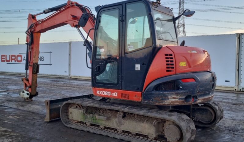 2019 Kubota KX080-4A 6 Ton+ Excavators For Auction: Leeds -27th, 28th, 29th, 30th November 24 @ 8:00am full