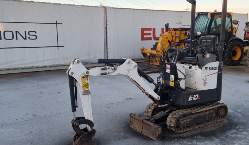 2022 Bobcat E10Z Mini Excavators For Auction: Leeds -27th, 28th, 29th, 30th November 24 @ 8:00am