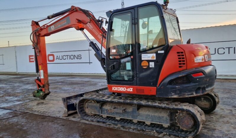 2019 Kubota KX080-4A 6 Ton+ Excavators For Auction: Leeds -27th, 28th, 29th, 30th November 24 @ 8:00am full