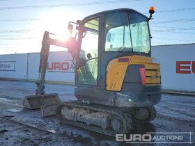 2016 Volvo EC27C Mini Excavators For Auction: Leeds -27th, 28th, 29th, 30th November 24 @ 8:00am full