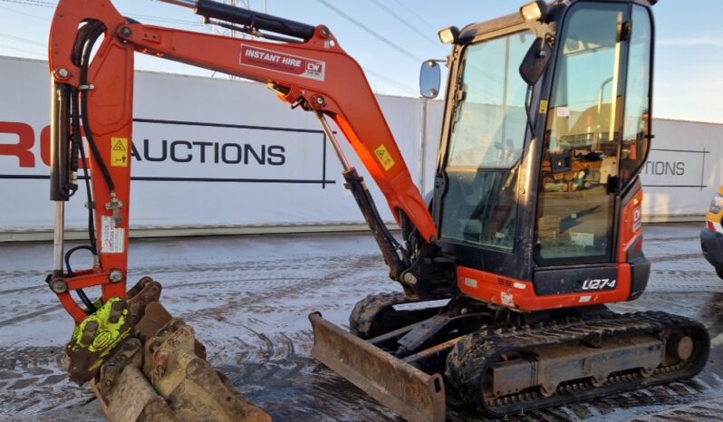 2020 Kubota U27-4 Mini Excavators For Auction: Leeds -27th, 28th, 29th, 30th November 24 @ 8:00am