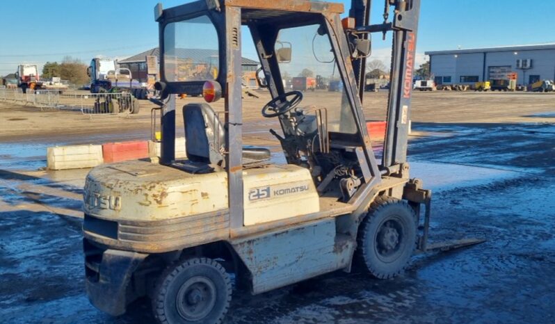 Komatsu FD25T-11E Forklifts For Auction: Leeds -27th, 28th, 29th, 30th November 24 @ 8:00am full