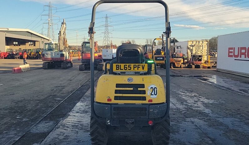 2016 Wacker Neuson 1501 Site Dumpers For Auction: Leeds -27th, 28th, 29th, 30th November 24 @ 8:00am full