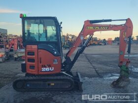 2021 Hitachi ZX26U-6 CLR Mini Excavators For Auction: Leeds -27th, 28th, 29th, 30th November 24 @ 8:00am full