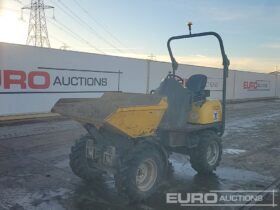 2016 Wacker Neuson 1501 Site Dumpers For Auction: Leeds -27th, 28th, 29th, 30th November 24 @ 8:00am