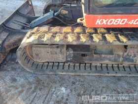 2017 Kubota KX080-4 6 Ton+ Excavators For Auction: Leeds -27th, 28th, 29th, 30th November 24 @ 8:00am full