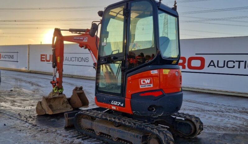 2020 Kubota U27-4 Mini Excavators For Auction: Leeds -27th, 28th, 29th, 30th November 24 @ 8:00am full