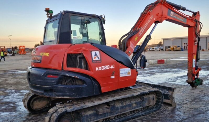 2019 Kubota KX080-4A 6 Ton+ Excavators For Auction: Leeds -27th, 28th, 29th, 30th November 24 @ 8:00am full