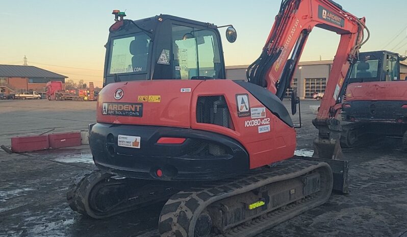 2022 Kubota KX080-4A2 6 Ton+ Excavators For Auction: Leeds -27th, 28th, 29th, 30th November 24 @ 8:00am full