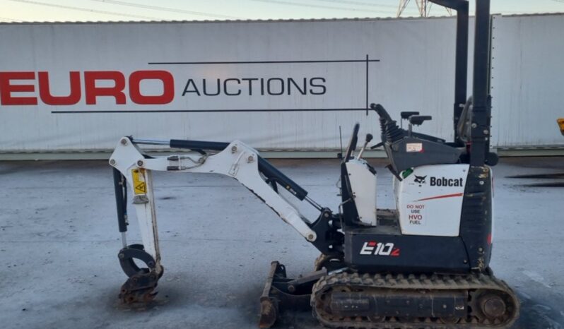 2022 Bobcat E10Z Mini Excavators For Auction: Leeds -27th, 28th, 29th, 30th November 24 @ 8:00am full