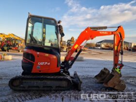 2020 Kubota U27-4 Mini Excavators For Auction: Leeds -27th, 28th, 29th, 30th November 24 @ 8:00am full