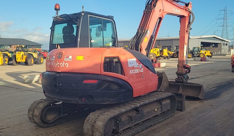 2016 Kubota KX080-4 6 Ton+ Excavators For Auction: Leeds -27th, 28th, 29th, 30th November 24 @ 8:00am full