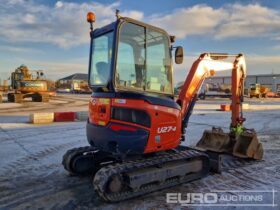 2020 Kubota U27-4 Mini Excavators For Auction: Leeds -27th, 28th, 29th, 30th November 24 @ 8:00am full