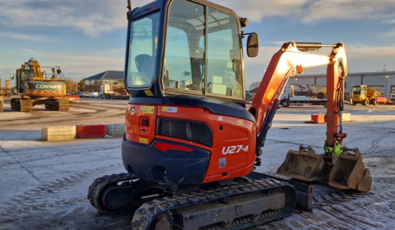 2020 Kubota U27-4 Mini Excavators For Auction: Leeds -27th, 28th, 29th, 30th November 24 @ 8:00am full