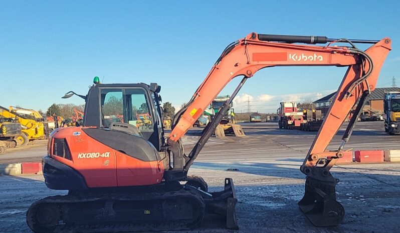 2017 Kubota KX080-4 6 Ton+ Excavators For Auction: Leeds -27th, 28th, 29th, 30th November 24 @ 8:00am full