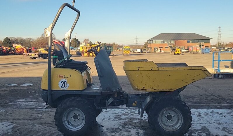 2016 Wacker Neuson 1501 Site Dumpers For Auction: Leeds -27th, 28th, 29th, 30th November 24 @ 8:00am full