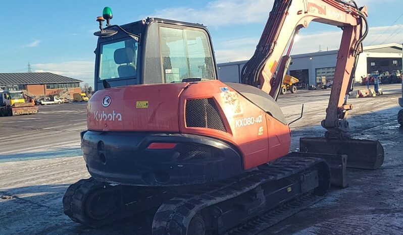 2017 Kubota KX080-4 6 Ton+ Excavators For Auction: Leeds -27th, 28th, 29th, 30th November 24 @ 8:00am full