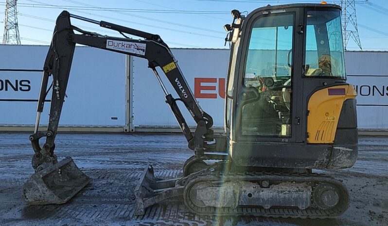 2016 Volvo EC27C Mini Excavators For Auction: Leeds -27th, 28th, 29th, 30th November 24 @ 8:00am full