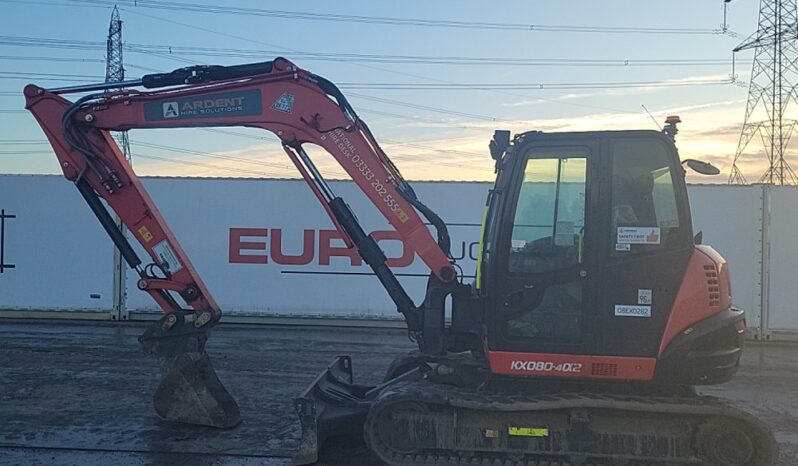 2022 Kubota KX080-4A2 6 Ton+ Excavators For Auction: Leeds -27th, 28th, 29th, 30th November 24 @ 8:00am full