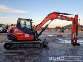 2019 Kubota KX080-4A 6 Ton+ Excavators For Auction: Leeds -27th, 28th, 29th, 30th November 24 @ 8:00am full