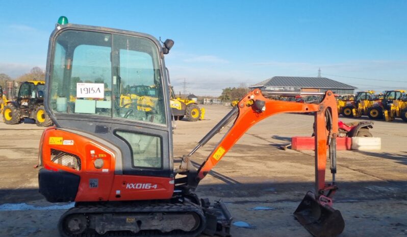 2019 Kubota KX016-4 Mini Excavators For Auction: Leeds -27th, 28th, 29th, 30th November 24 @ 8:00am full