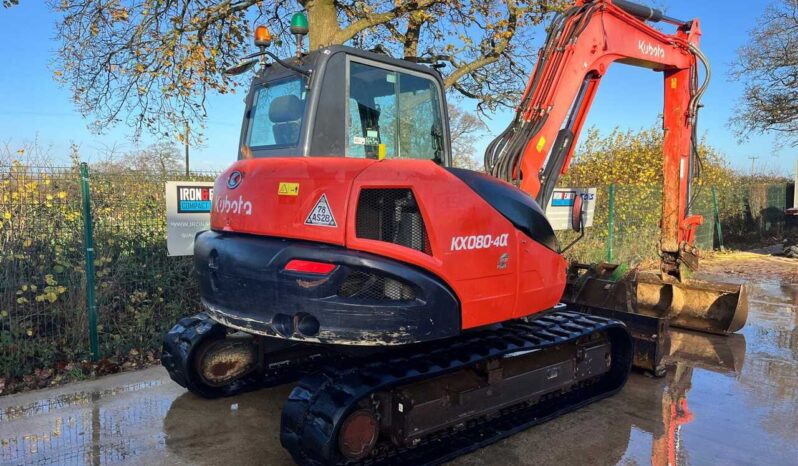 2018 Kubota KX080-4a (U770) full