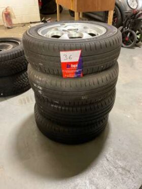 X4 Michelin 175/65R15 Tyres & Rims For Auction on 2024-12-12 For Auction on 2024-12-12 full