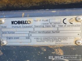 2021 Kobelco SK350LC-11 20 Ton+ Excavators For Auction: Leeds – 22nd, 23rd, 24th & 25th January 25 @ 8:00am full