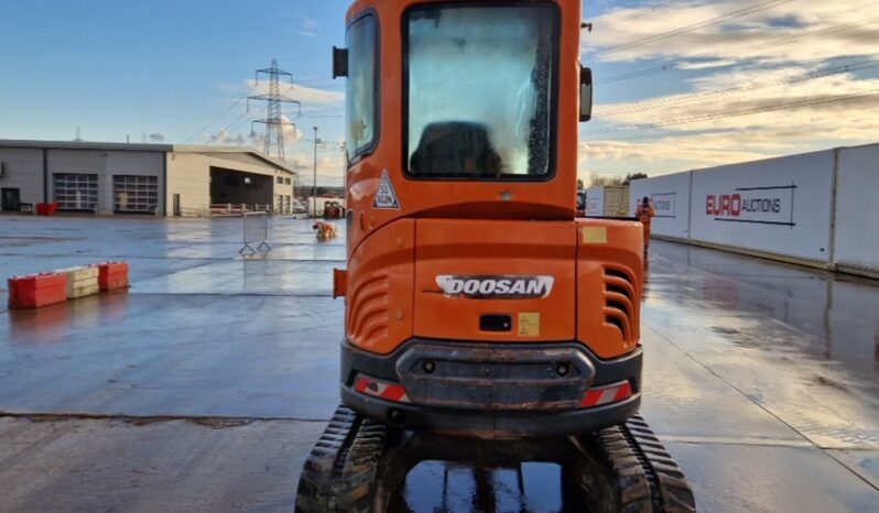 2014 Doosan DX27Z Mini Excavators For Auction: Leeds – 22nd, 23rd, 24th & 25th January 25 @ 8:00am full