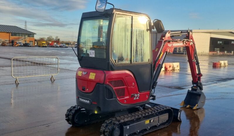 Unused 2024 Yanmar SV22 Mini Excavators For Auction: Leeds – 22nd, 23rd, 24th & 25th January 25 @ 8:00am full